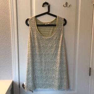Pleione Lace Tank (2X)